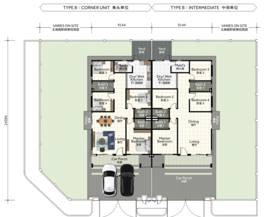 BANDAR PUTRA KULAI (1B05 ARCELA 3) - Floor Plan - iProperty.com.my