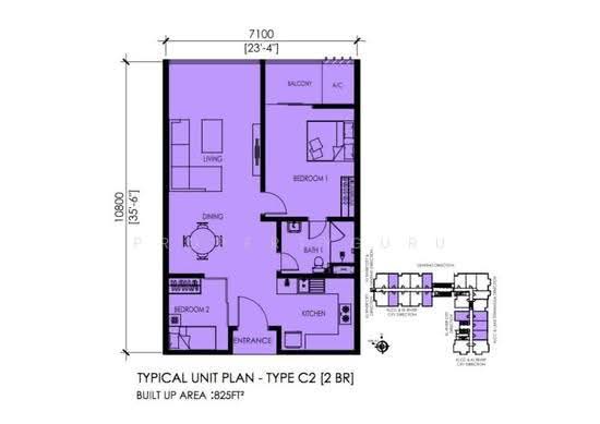 Ekotitiwangsa - Floor Plan