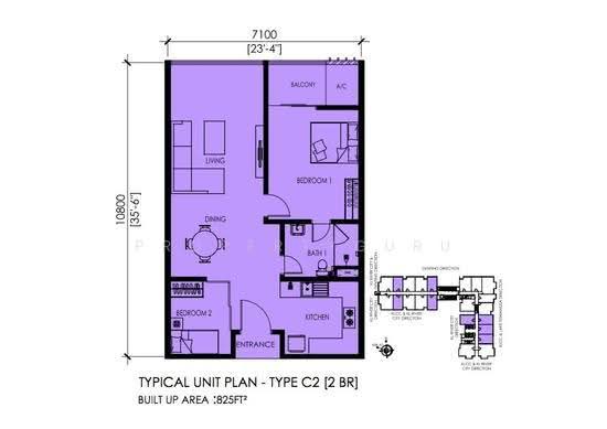 Ekotitiwangsa - Floor Plan