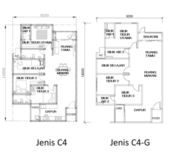 Tinta Residensi, Nada Bidara - Floor Plan - iProperty.com.my