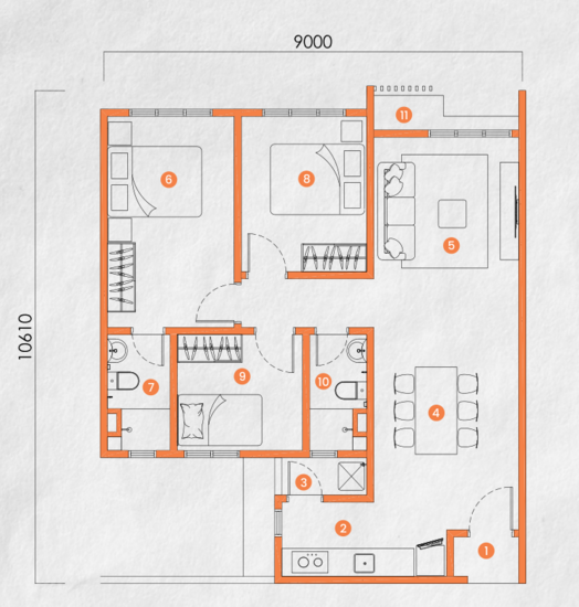 RESIDENSI SENURI - Floor Plan - iProperty.com.my