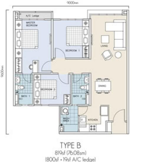 One Maxim - Floor Plan - iProperty.com.my