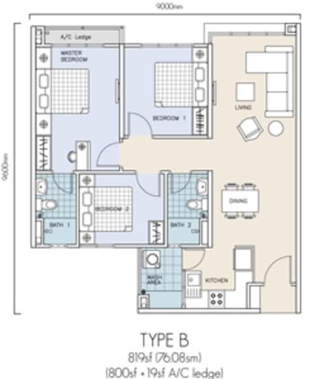 One Maxim - Floor Plan - iProperty.com.my