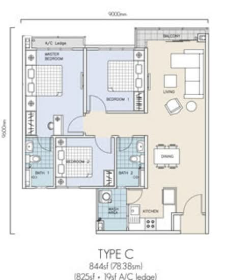 One Maxim - Floor Plan - iProperty.com.my