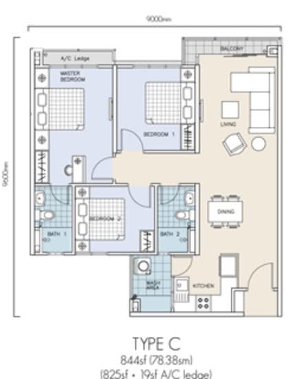 One Maxim - Floor Plan - iProperty.com.my