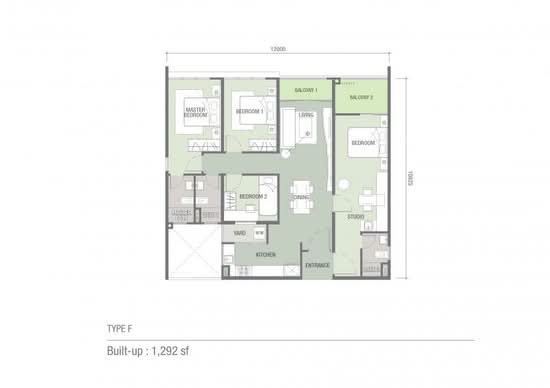 Lakefront Residence - Floor Plan - iProperty.com.my