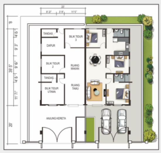 TAMAN PULASAN 3 - Floor Plan - iProperty.com.my