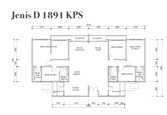 RESIDENSI PLATINUM SAUJANA VISTA 1 - Floor Plan - iProperty.com.my