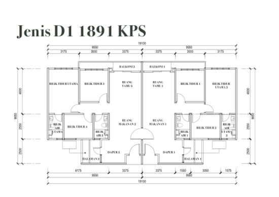 RESIDENSI PLATINUM SAUJANA VISTA 1 - Floor Plan - iProperty.com.my