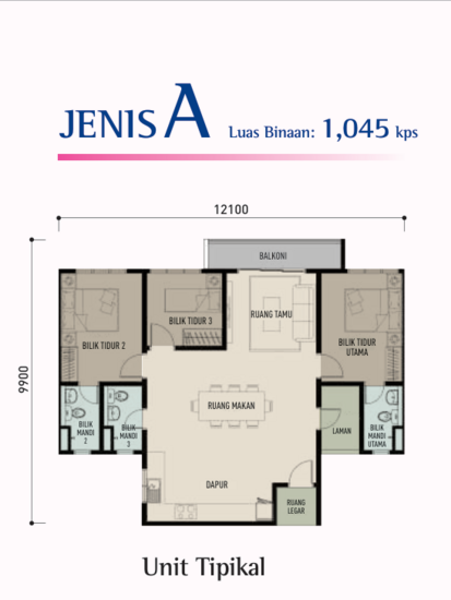Residensi Adelia 4 - Floor Plan - iProperty.com.my
