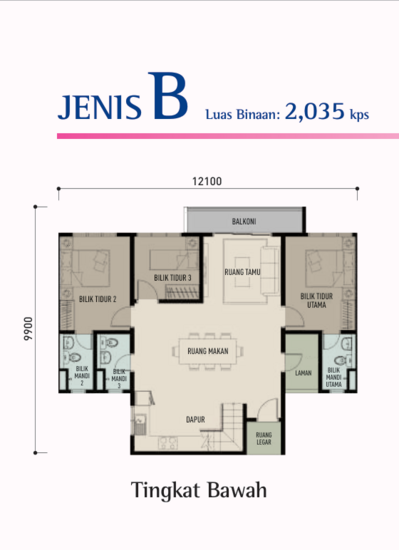 Residensi Adelia 4 - Floor Plan - iProperty.com.my