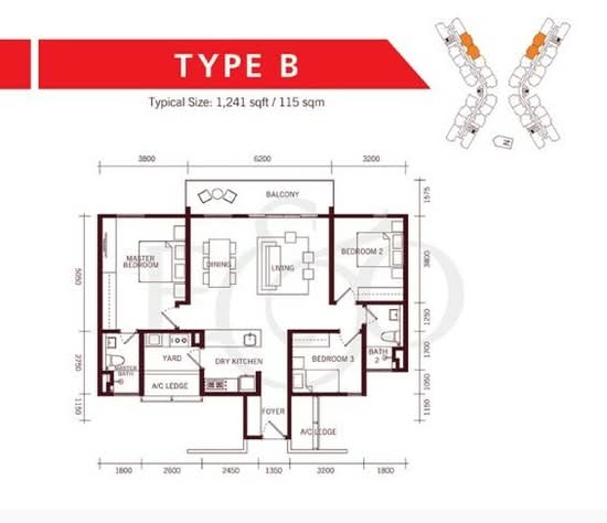 The Tamarind - Floor Plan - iProperty.com.my
