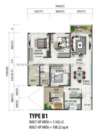 Southbank Residence - Floor Plan - iProperty.com.my
