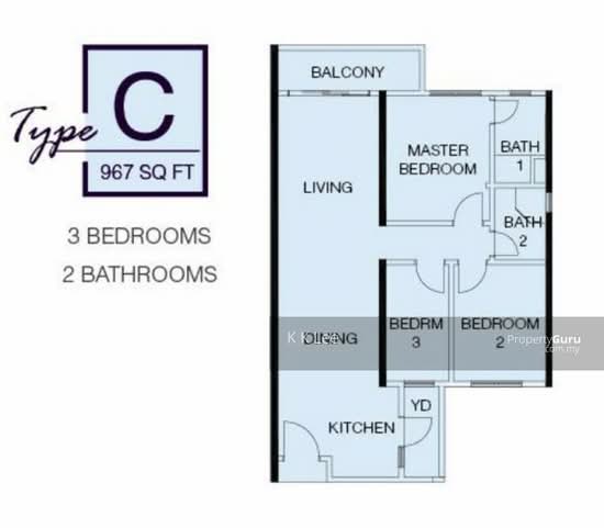 Southbank Residence - Floor Plan - iProperty.com.my