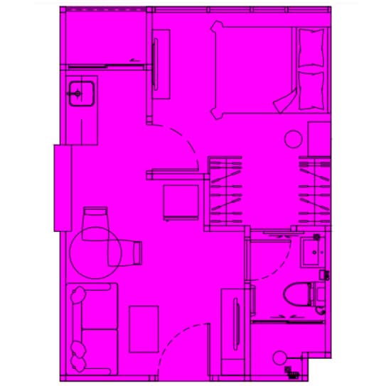 The Indeed Condo Bang Phli : ดิ อินดี๊ด คอนโด บางพลี - Floor Plan