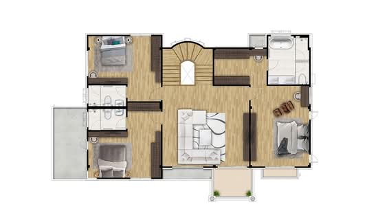 Supalai Riviera Ayutthaya - Floor Plan