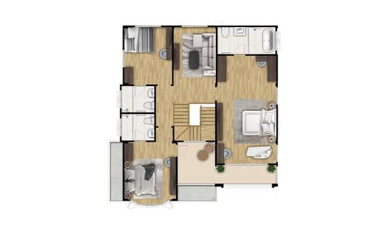 Supalai Riviera Ayutthaya - Floor Plan