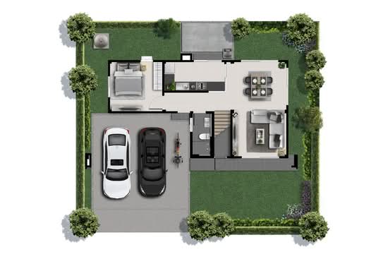 Apitown Suphan Buri : อภิทาวน์ สุพรรณบุรี - Floor Plan
