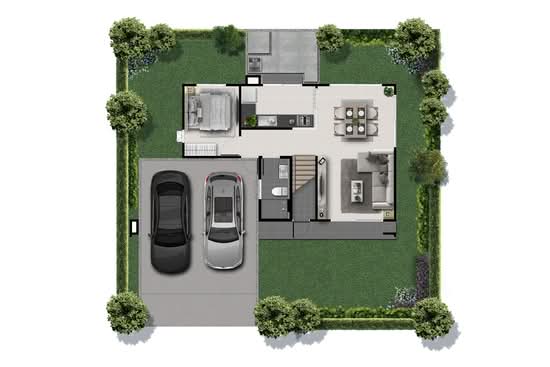 Apitown Suphan Buri : อภิทาวน์ สุพรรณบุรี - Floor Plan