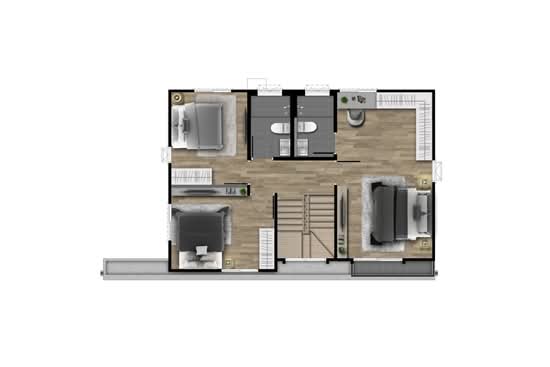 Apitown Suphan Buri : อภิทาวน์ สุพรรณบุรี - Floor Plan