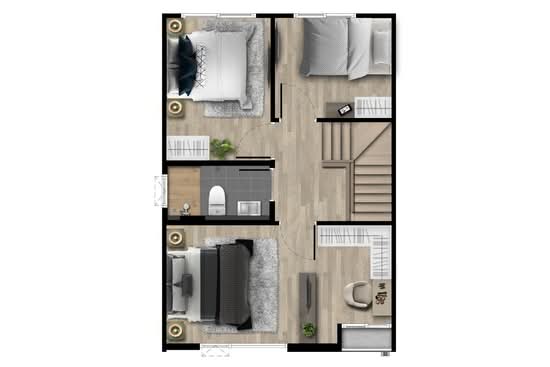 Apitown Suphan Buri : อภิทาวน์ สุพรรณบุรี - Floor Plan