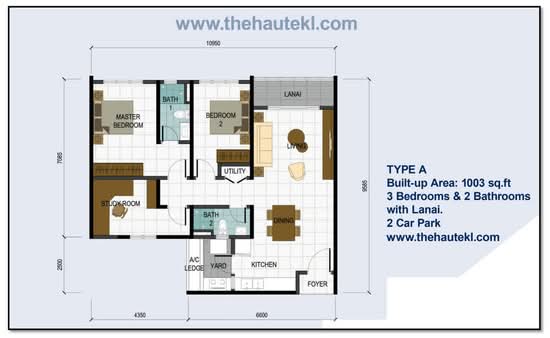 The Haute Gurney - Floor Plan - iProperty.com.my