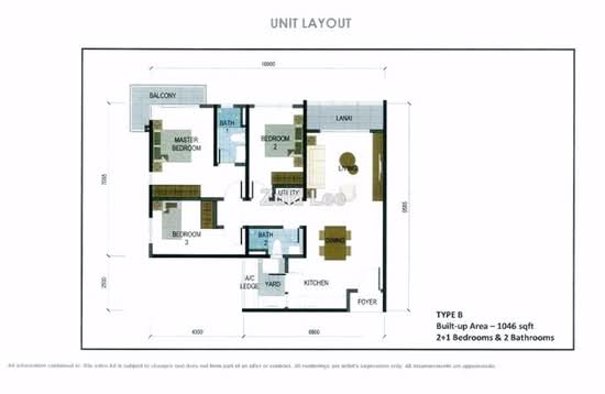 The Haute Gurney - Floor Plan - iProperty.com.my