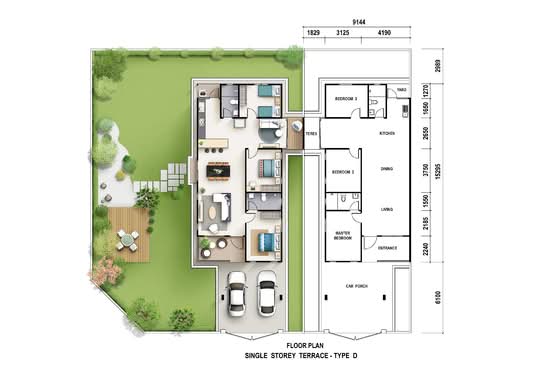 Villa Natura - Floor Plan - iProperty.com.my