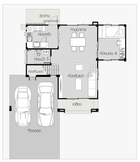 Laddarom Tiwanon - Floor Plan