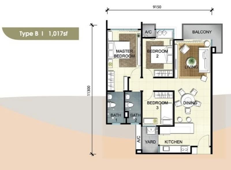 Kediaman Servis untuk Disewa di Savanna Executive Suite @ Southville City - Chong Hui Ying - PropertyGuru.com.my