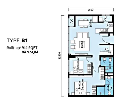Paisley @ Tropicana Metropark - Floor Plan - iProperty.com.my