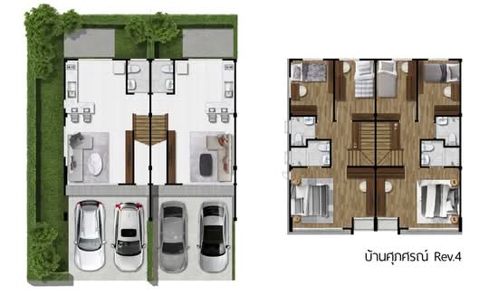 Supalai Primo Koh Rian - Ayutthaya - Floor Plan