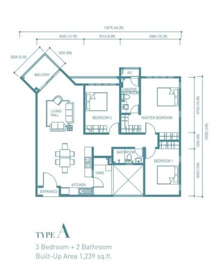 Trinity Aquata - Floor Plan - iProperty.com.my