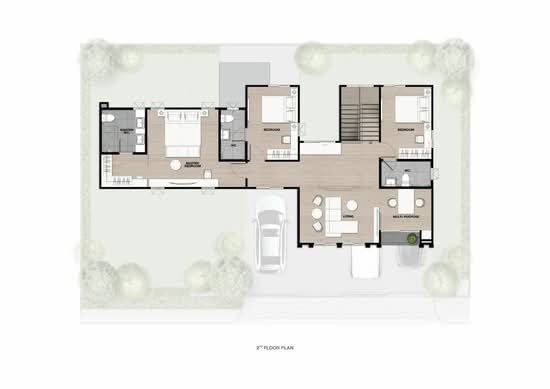 NUE Shade Ratchaphruek – Chaengwattana : นิว เฌด ราชพฤกษ์ – แจ้งวัฒนะ						 - Floor Plan
