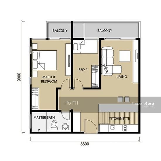 The Garden Residences - Floor Plan - iProperty.com.my