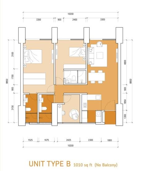 Lumi Tropicana Serviced Residence - Floor Plan - iProperty.com.my