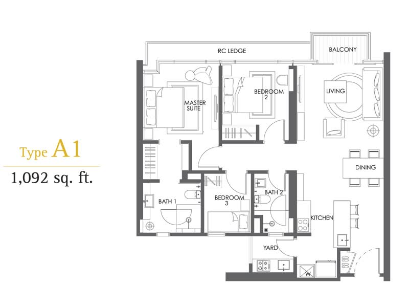 Service Residence for Rent at Reflection Residences - Josh Lee - PropertyGuru.com.my