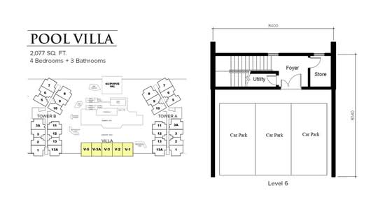 Cerrado @ Southville City - Floor Plan