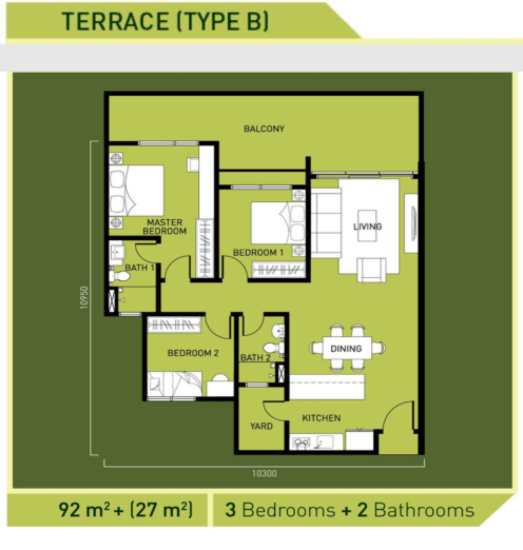 Rumbia Residence - Floor Plan - iProperty.com.my