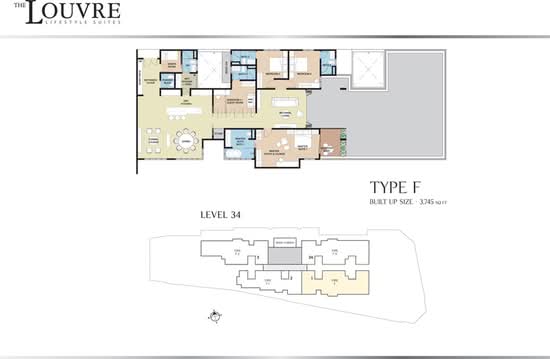 Serviced Residence @ The Louvre @ Country Heights - Floor Plan - iProperty.com.my