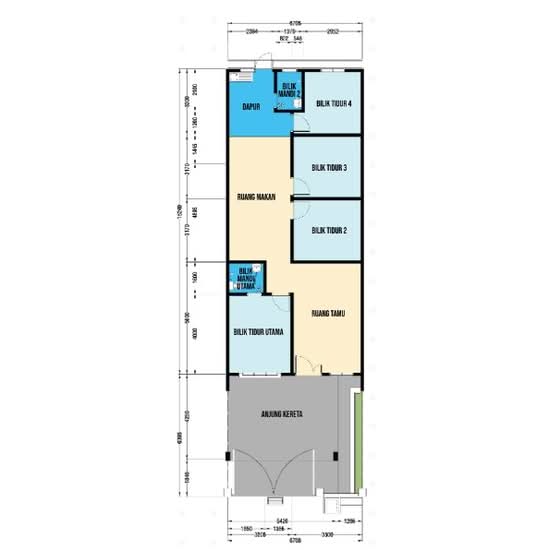 Taman Kompang Ria - Floor Plan - iProperty.com.my