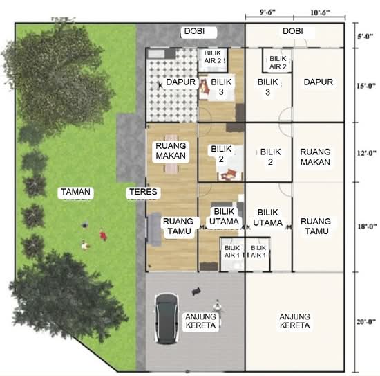 Taman Lekir Sutera - Floor Plan - iProperty.com.my