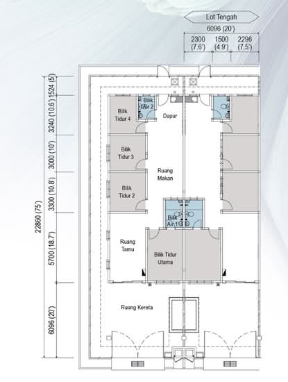 Taman Merlimau Mutiara - Floor Plan - iProperty.com.my