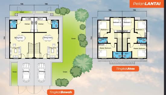 Taman Merlimau Impian - Floor Plan - iProperty.com.my