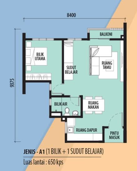Rumah Bandar Cora Plus 2 - Floor Plan - iProperty.com.my