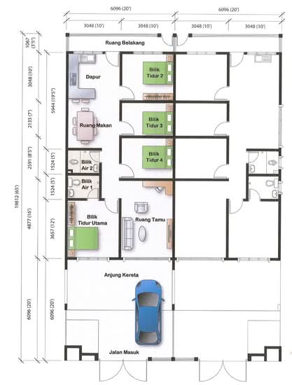 Taman Kelana - Floor Plan - iProperty.com.my