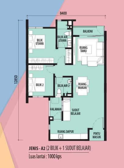 Rumah Bandar Cora Plus 2 - Floor Plan - iProperty.com.my
