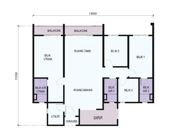 Residensi Bukit Perdana - Floor Plan - iProperty.com.my