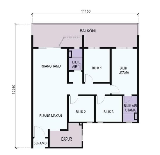 Residensi Bukit Perdana - Floor Plan - iProperty.com.my