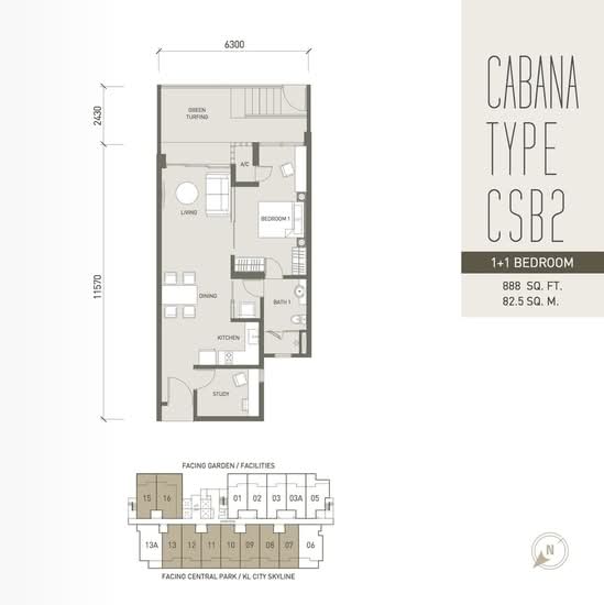 V Residence @ Sunway Velocity - Floor Plan - iProperty.com.my